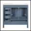 Meuble-lavabo 36 po avec lavabo en céramique et armoire de rangement abondante - Portes et tiroirs à fermeture en douceur-575814649