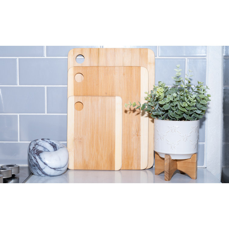 Imperial Home 3-Piece Bamboo Cutting Boards Set & Reviews