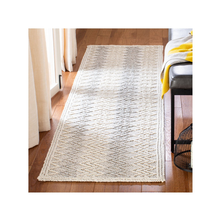 Hamlin Trace Hand Tufted Wool Chevron Rug