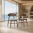 Marlow Modern 7-Piece Solid Wood Round Dining Table Set With Curved Back Upholstered Chairs-1670483672-1661131485