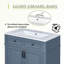 Meuble-lavabo simple 30 po avec lavabo en céramique, armoire de rangement en bois massif avec portes à fermeture douce, style rétro-1111786553-1111786562