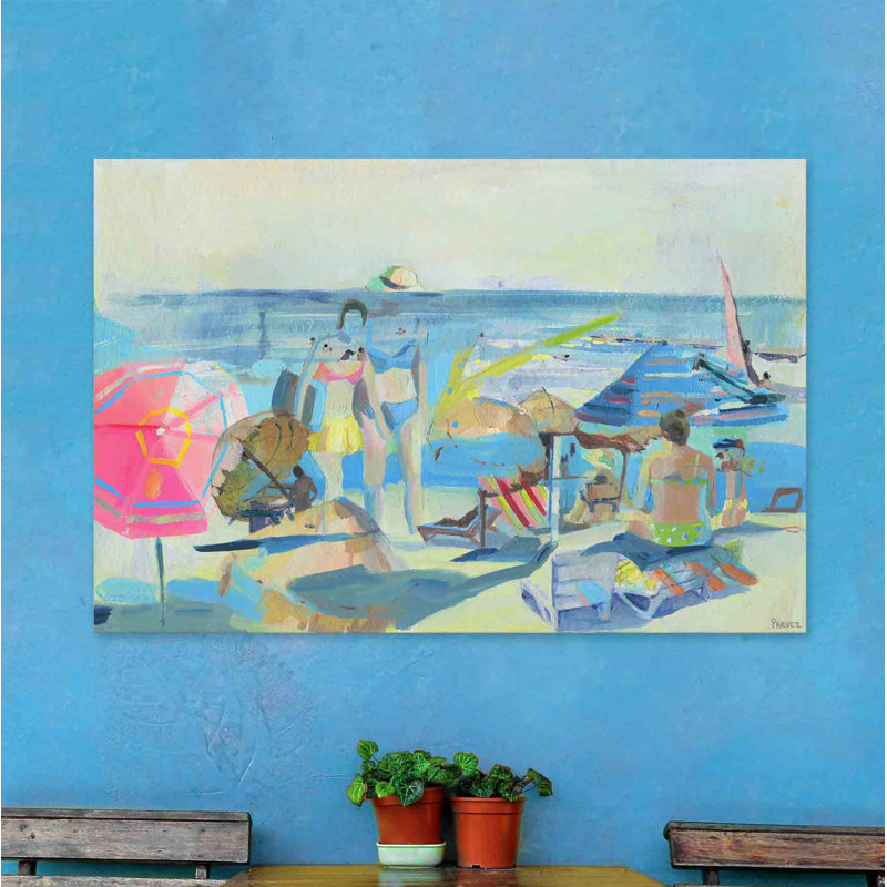 Parvez Taj - Wrapped Canvas Painting, 41cm H x 61cm W