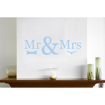 Mr Mrs Wall Sticker