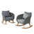 Coussin gris / cadre gris est en rupture de stock