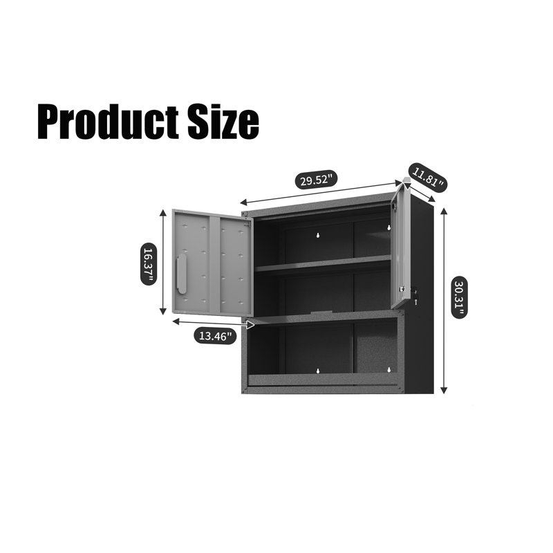Wall-mounted Tool Storage Cabinet