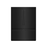 ZLINE 60 in. Built-In Refrigerator in White Matte with Graphite Gray Interior