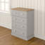 Brielle 70cm W 5 - Drawer Chest of Drawers