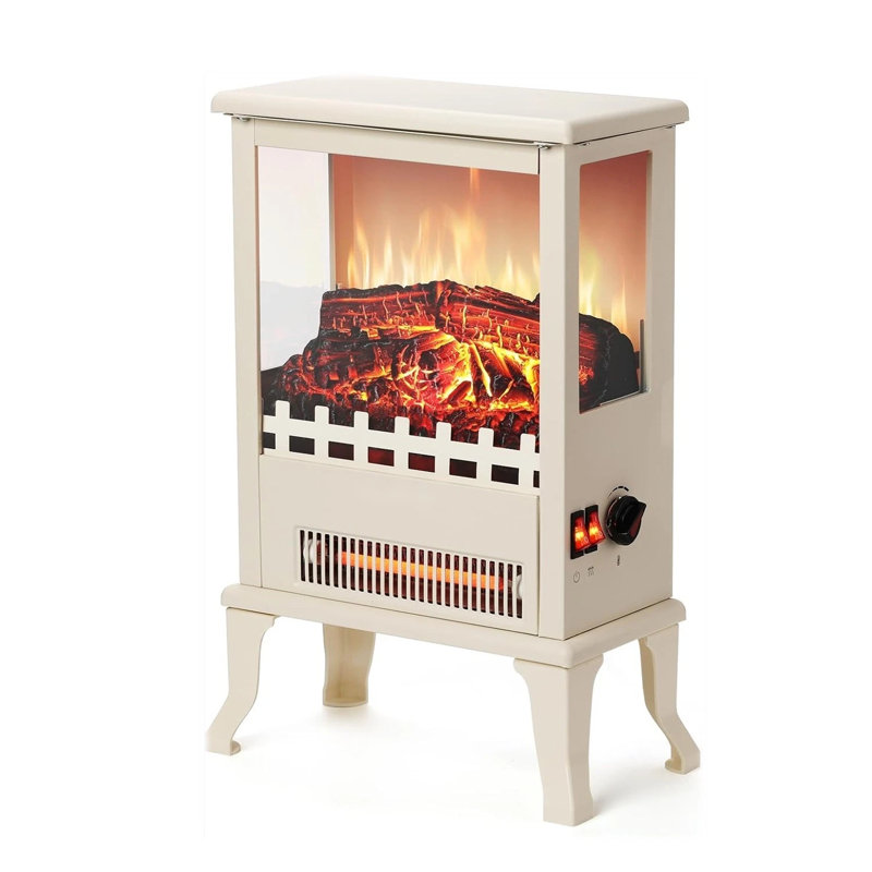 Poêle électrique 1500W avec effet de flamme 3D