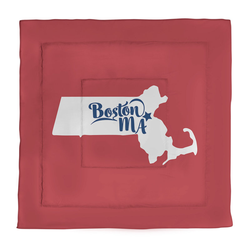 Polyester Comforter, Queen Comforter, Red