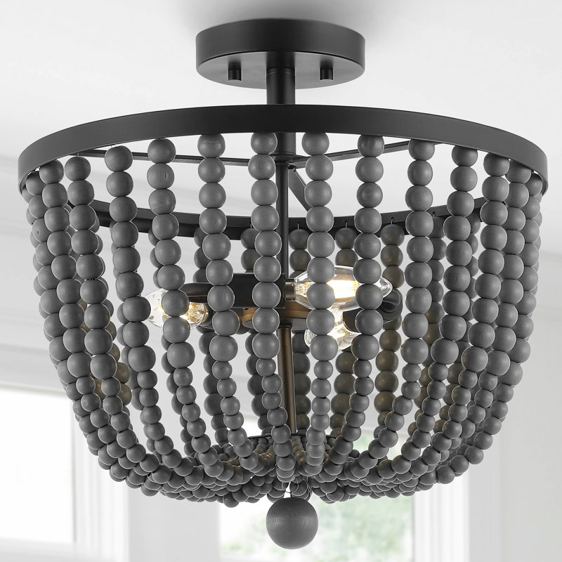 Plafonnier semi-encastré 3 lumières 16 po
