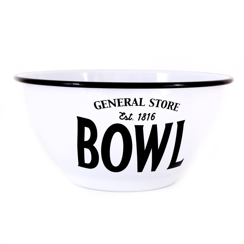 Happy Larry Spotts Iron Serving Bowl