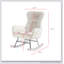 Chaise berçante Teddy