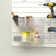 Flow Wall 8 Piece Slatwall Panel, Bin Storage Set - Slatwall