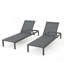 CAPE CORAL KD CHAISE LONGE GRIS (MP2) (ENSEMBLE DE 2)-357501525-357501514