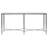 Roseberry 63.4 " W Glass Top Console Table