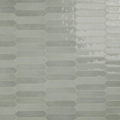 Renzo 2.5" x 13" Glossy Ceramic Picket Wall Tile