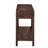 Modern Console Table With Striped Design, 2 Drawers And 2-tier Design-1612161037