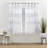 Ghevont Striped Sheer Grommet Curtain Panels-1206957451