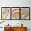 «Vintage Shell Vignette I», toile tendue encadrée sur mesure - 3 pièces-2010007743-2010007742