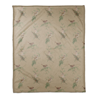  Jeté polaire Pine Birds