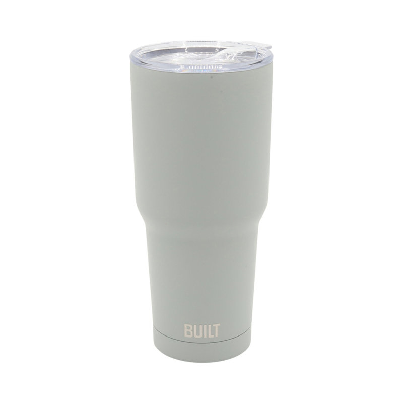 Built NY 30 oz. Double Wall Vacuum Sealed Stainless Steel Tumbler, Gray