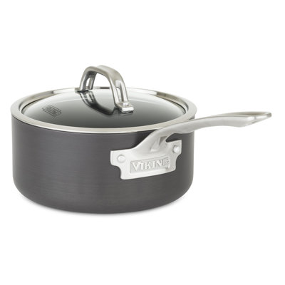 Viking Hard Anodized Nonstick Saucepan with Lid