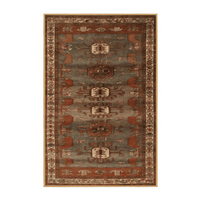 Tapis brun turc lavable à la machine