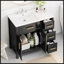 Meuble-lavabo de 36 pouces avec lavabo, fabrication en bois massif et panneau de fibres à densité moyenne, beaucoup de rangement, conception élégante pour les salles de bain modernes
