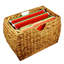 Seagrass Basket Storage 17'' Wide 2 -Drawer File Cabinet