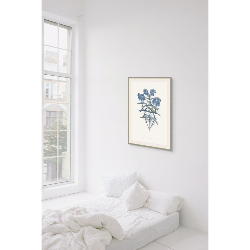 Bouquet Blue 3 Print by Studio L57 Nouvelle, 17.75" H x 13.75" W