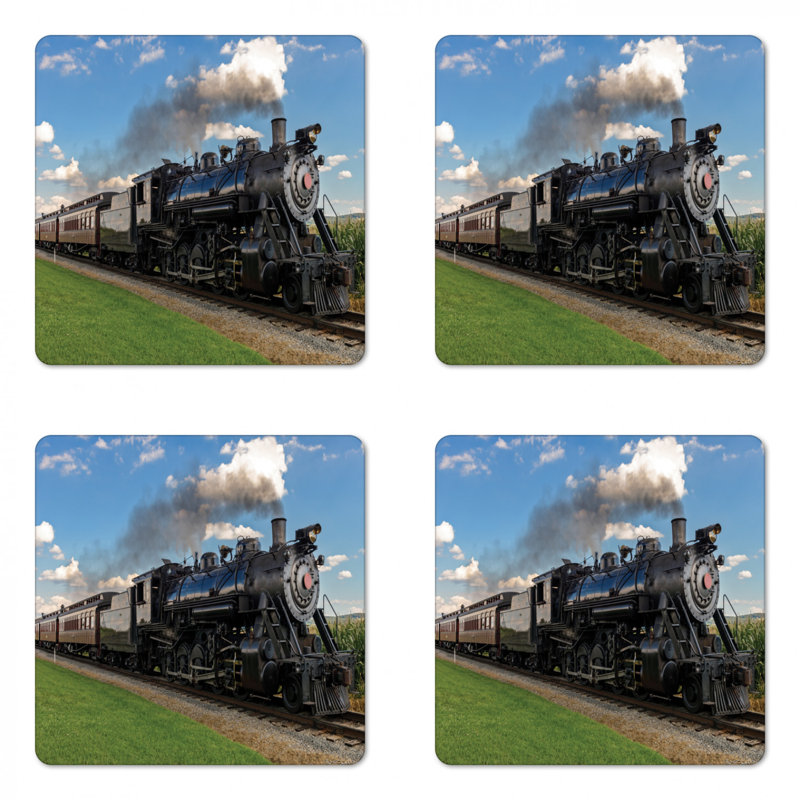 Square 4 Piece Coaster Set