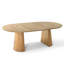 Table de salle à manger extensible ronde 47 "à 65" à 83 "avec design 3 en 1-544108997