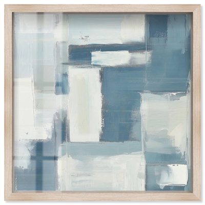 Art abstrait bleu déstructuré bleu déconstruit III par Art Remedy