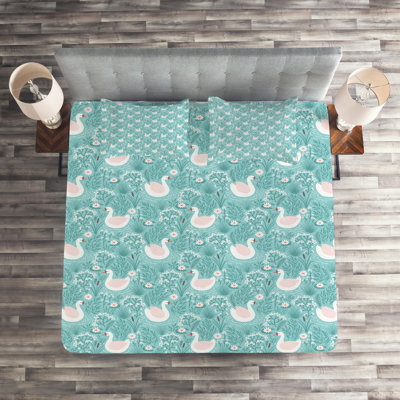 Swans Modern & Contemporary Coverlet