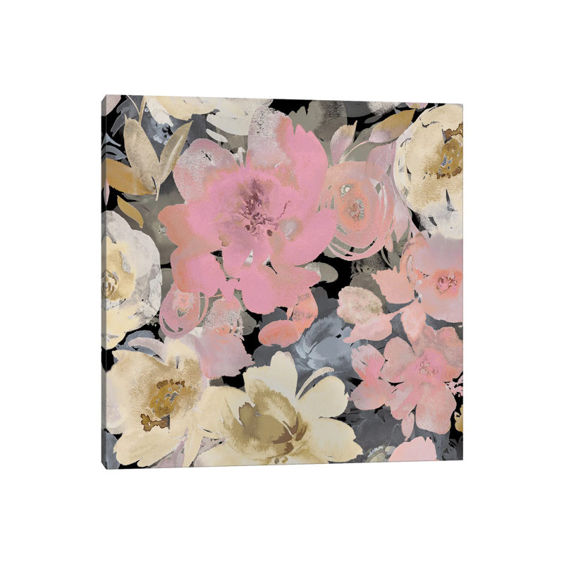 Springtime Pink And Cream I by Kelsey Morris - Wrapped Canvas Painting, 30.48 cm H x 30.48 cm W