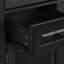 71" Tall Kitchen Pantry Vintage Embossed Textured Storage Cabinet with 2 Drawers, Freestanding Dining Hutch Cupboard-129694739