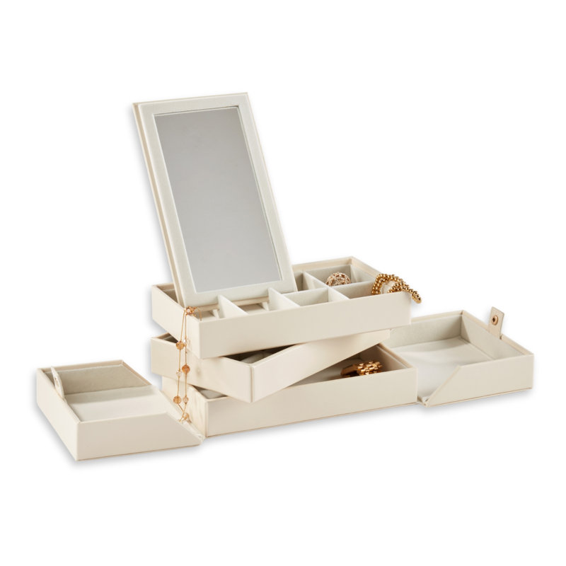 Ellie Jewelry Box, Cream