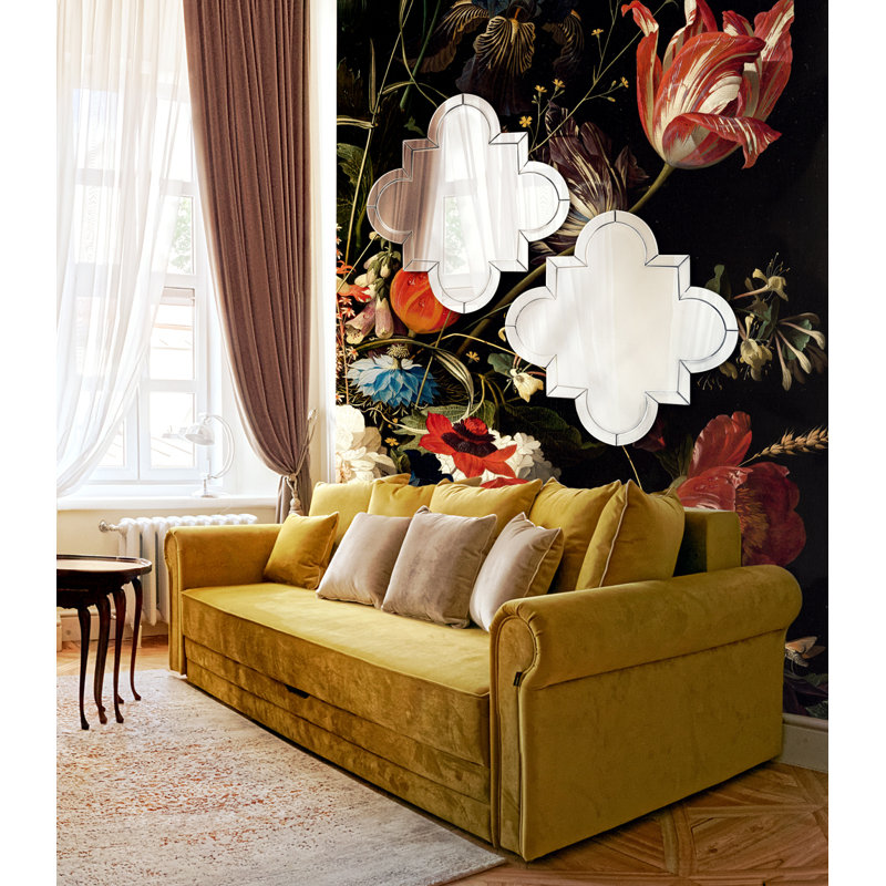 Dmitri Glass Flat Wall Mirror