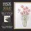 Reproduction encadrée entrelacée Bouquet II - bois massif-168520891-168520895