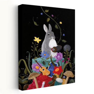 Harmonie - animaux, fantaisie urbaine, surréalisme, fantaisie, fleurs, art