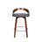 Sonia Counter Height Or Bar Height Swivel Upholstered Stool In Wood Finish -  Set -212361944-212361937-212361931