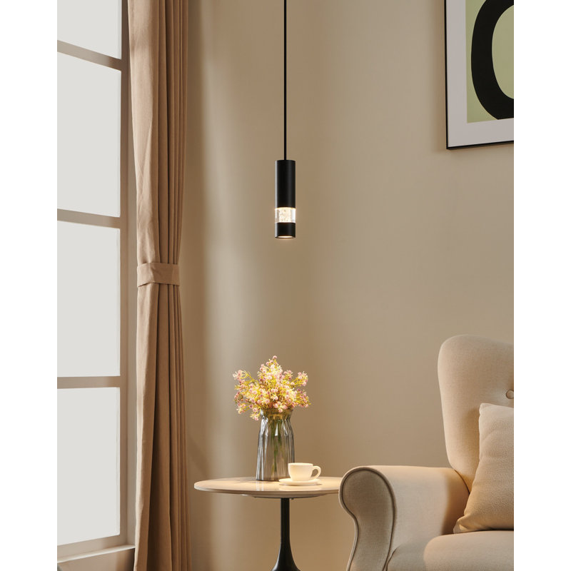 Paiyton 1-light Black Pendant Light