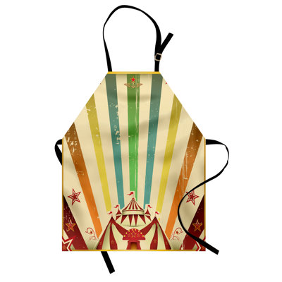 East Urban Home Vintage Rainbow Apron, Cooking Gardening, Adult Size, Multicolor