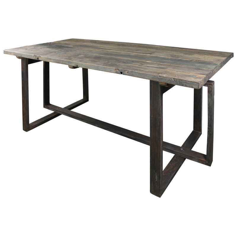 Joezette Industrial Farmhouse Dining Table