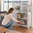 Locking Entryway Storage Cabinet Adjustable Shelf white