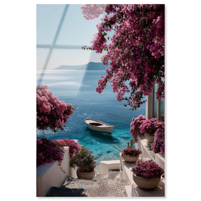 «Bougainvillea Bliss», reproduction de voyage sur toile par Notoriart