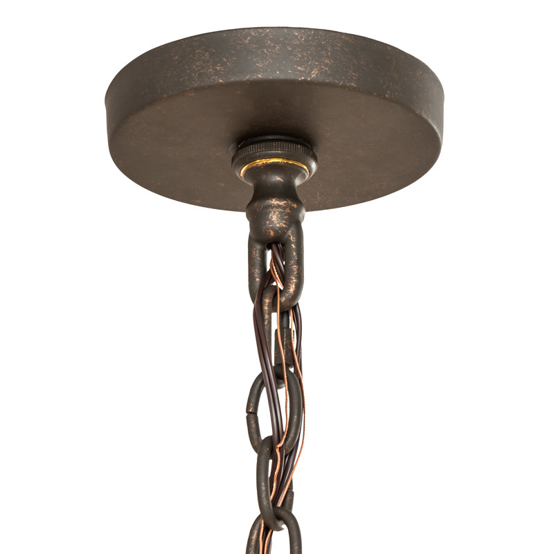 Toscano 15 - Light Gilded Tobacco Unique/Statement Pendant