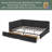 Queen Size Storage Upholstered Tufted Bed Frame, Sofa Bed Frame With Comfortable Backrest And Armrests, Queen Size Bed For Bedroom, Living Room,Velvet-1346745507