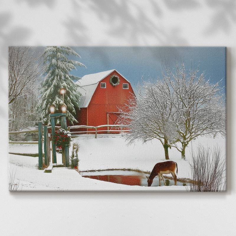 «Silver Twilight Carol» - toile tendue avec châssis de qualité supérieure, H 24 po x l 36 po