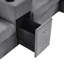 Canapé modulaire moderne gris avec rangement, confort réglable et design élégant